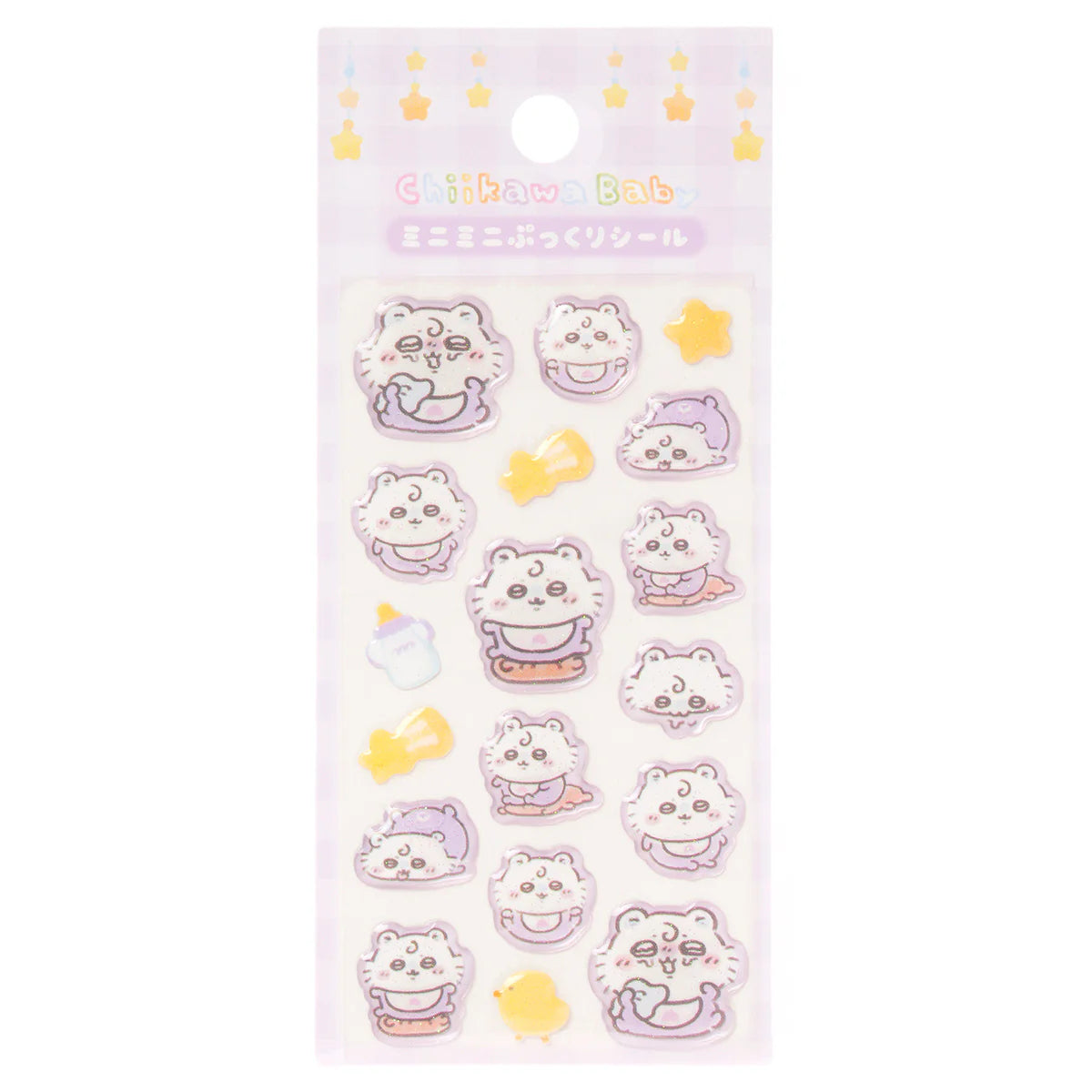 ちいta。ページ In stock] Chiikawa Baby - Crystal Sticker Set Momonga SCH1487