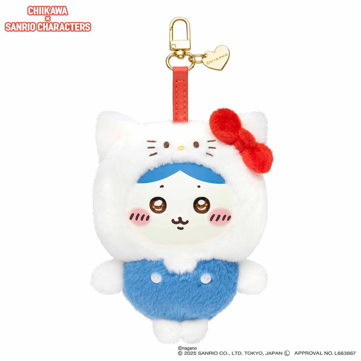 現貨] ちいかわCHIIKAWA X SANRIO聯乘系列-ハチワレ小八X Hello Kitty