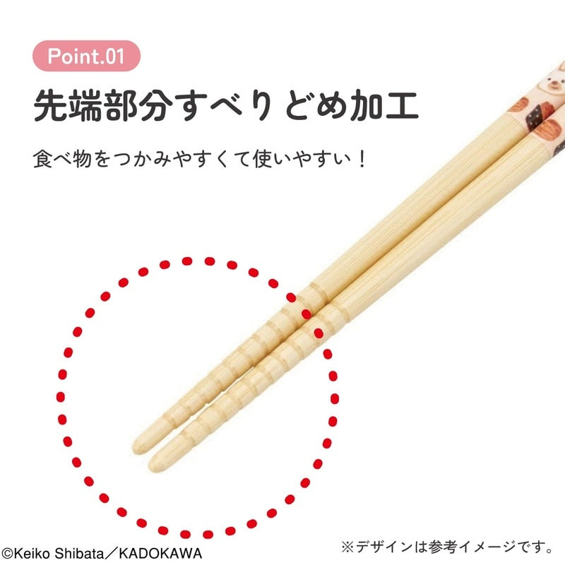 [現貨] パンどろぼう麵包小偷- 日本製 竹筷子 SBB0216