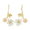 [現貨] 日本製造! 繁花淡水珍珠耳環 SS0106