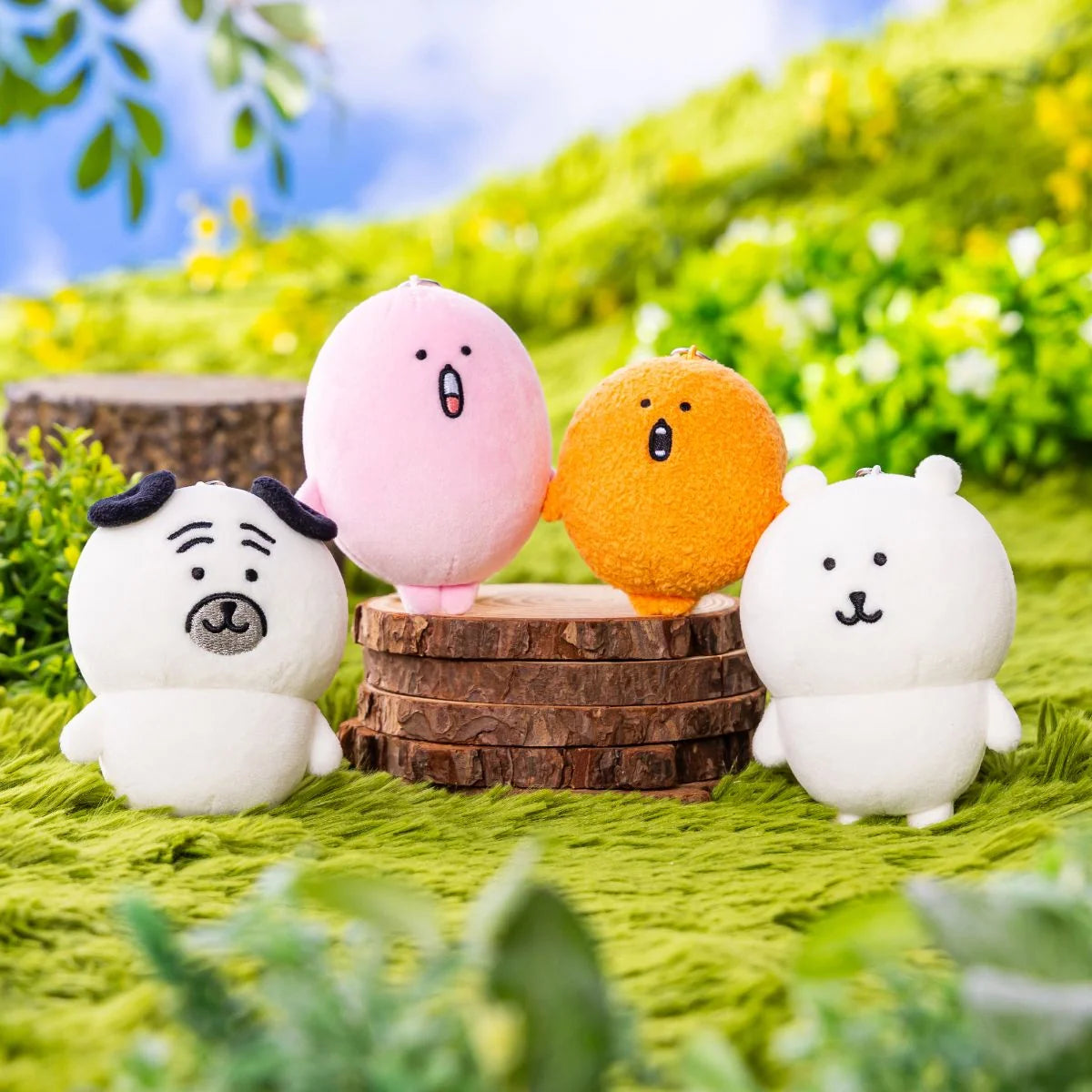 [準現貨] [預9月尾到貨] ナガノNAGANO 自嘲熊JOKE BEAR ～迷你小吊飾套裝 (自嘲熊·巴哥) SNA0257