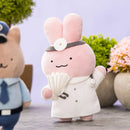 [現貨] ホワイトタイガーとブラックタイガー (小白虎與黑虎蝦) -拿紙扇的兔兔醫生 吊飾公仔 STE0002