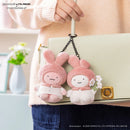 [現貨] ホワイトタイガーとブラックタイガー (小白虎與黑虎蝦) X Sanrio Characters- 公仔吊飾 （うさぎ先生＆マイメロディMy Melody）STE0011