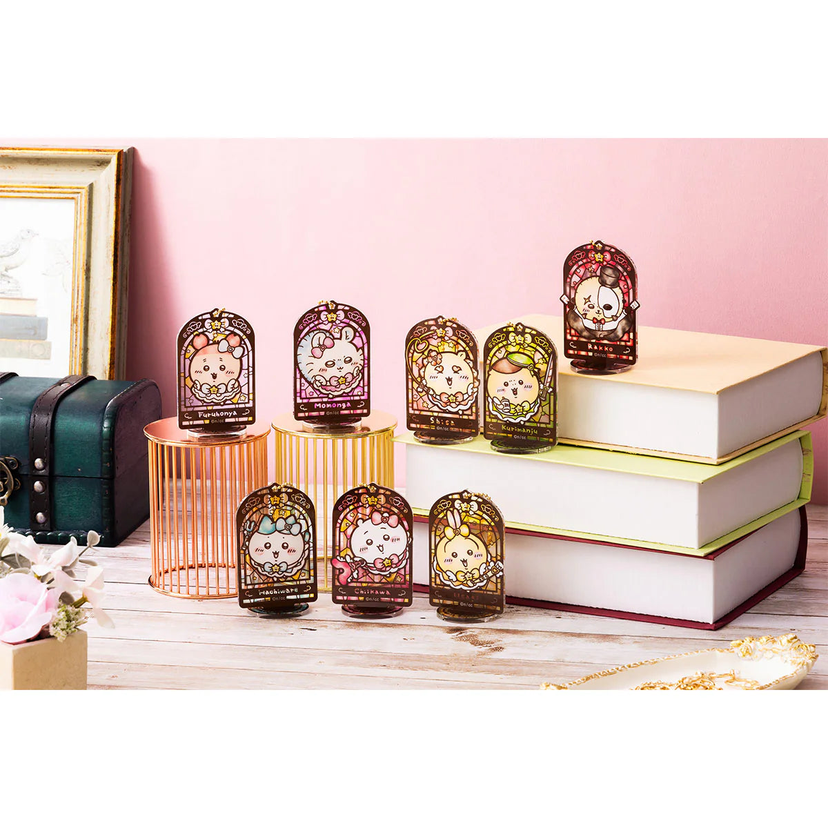 [Limited-Time Offer - In Stock] [Payme/Alipay HK/FPS Payment Required] Chiikawa Magical Girl Series - Stained Glass Acrylic Charm/Standard Momonga Flying Squirrel SCH0878