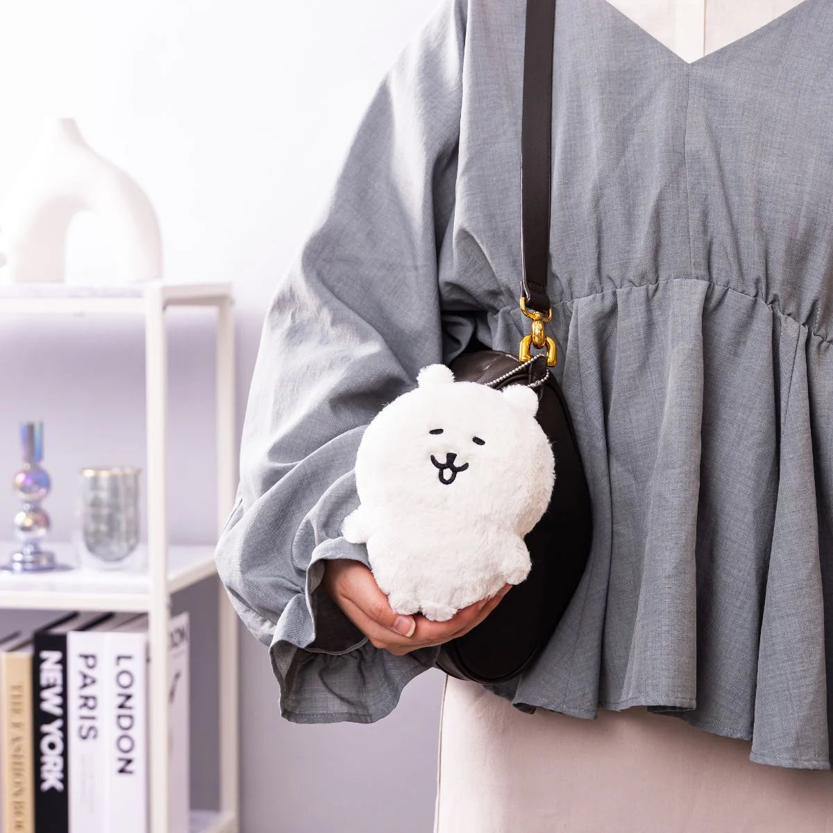 [現貨]  ナガノNAGANO自嘲熊JOKE BEAR- 蓬鬆軟糯 加大版吊飾公仔 SNA0253