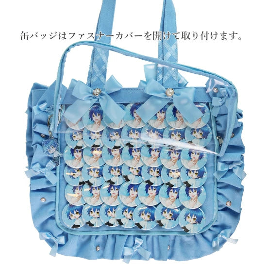 [預訂款] [請先向客服查詢日本庫存] 痛包 痛バッグ 單肩包 A4雙面荷葉邊編織緞帶手提托特包（全20色） SZAK0007