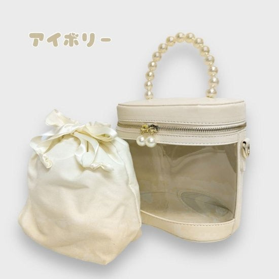 [預訂款] [請先向客服查詢日本庫存] 痛包 痛バッグ 單肩包 珍珠手柄立體公仔展示化妝箱包（全8色） SZAK0012