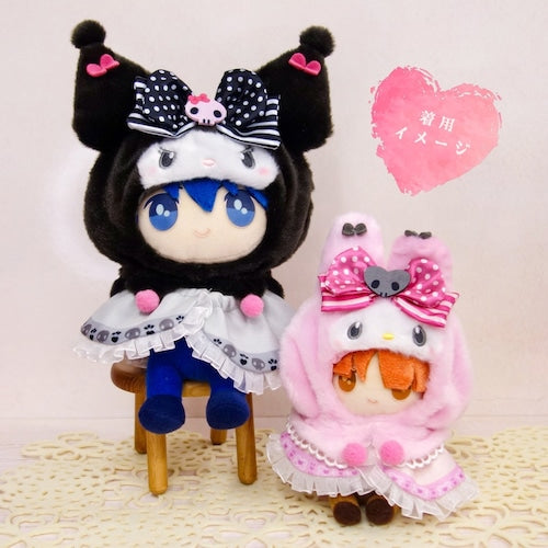 [現貨] 日本Sanrio推活系列～My Melody 50周年＆Kuromi 20周年限定！Kuromi款M碼娃衣  SRIO0027