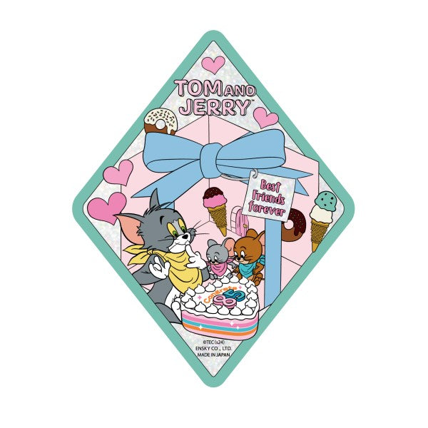 [現貨] Tom and Jerry 85周年限定-棱形閃閃大貼紙 STJ0231