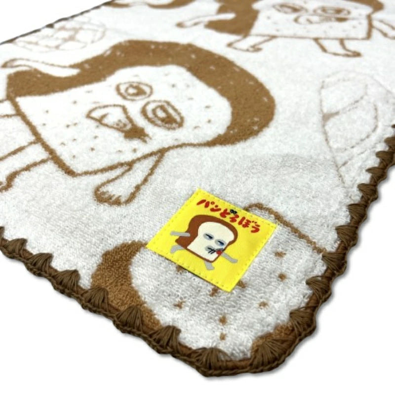[現貨] パンどろぼう麵包小偷- 花邊中毛巾 SBB0208
