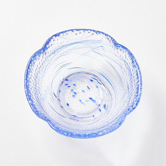 [In Stock] Aquamarine Rippled Glass Bowl Set (2 colors, 1 set) SH0121