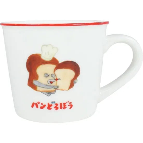 [現貨] パンどろぼう麵包小偷- 陶磁杯 (紅色) SBB0248
