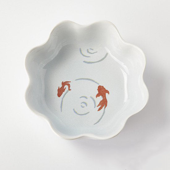 [現貨]  中型金魚陶碗 SH0111
