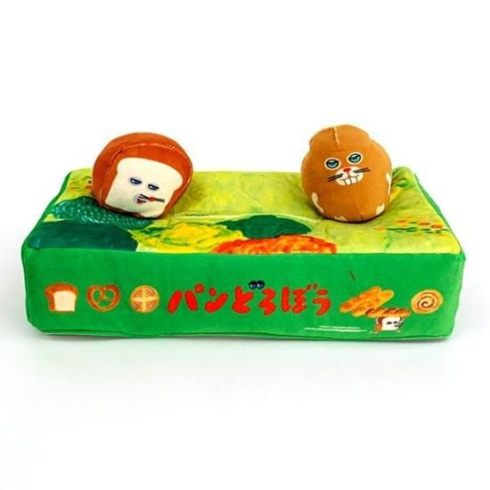 [現貨]パンどろぼう麵包小偷 ~ 綠色立體紙巾套 SBB00273