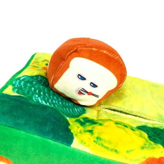 [現貨]パンどろぼう麵包小偷 ~ 綠色立體紙巾套 SBB00273