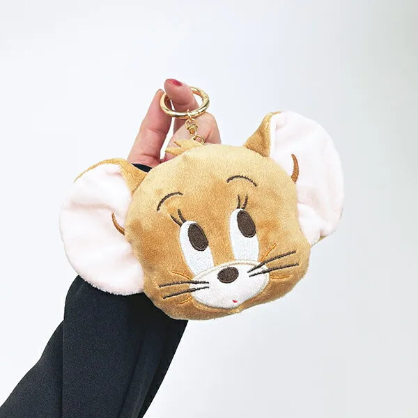 [現貨] Tom and Jerry - 毛毛大頭公仔掛件小物袋-Jerry STJ0210