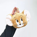 [現貨] Tom and Jerry - 毛毛大頭公仔掛件小物袋-Jerry STJ0210