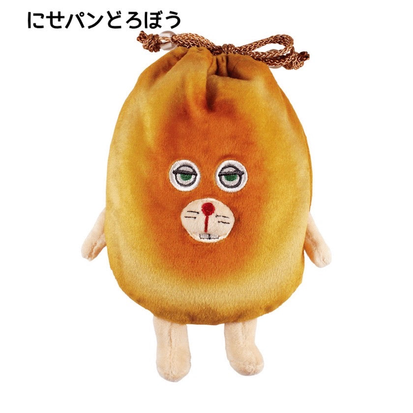 [現貨 ] パンどろぼう麵包小偷 索繩袋- 假麵包小偷款 SBB0010B