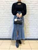 [預訂款] Samantha Thavasa Petit Choice - 簡約雙色翻蓋單肩包（全3色）SSG0108