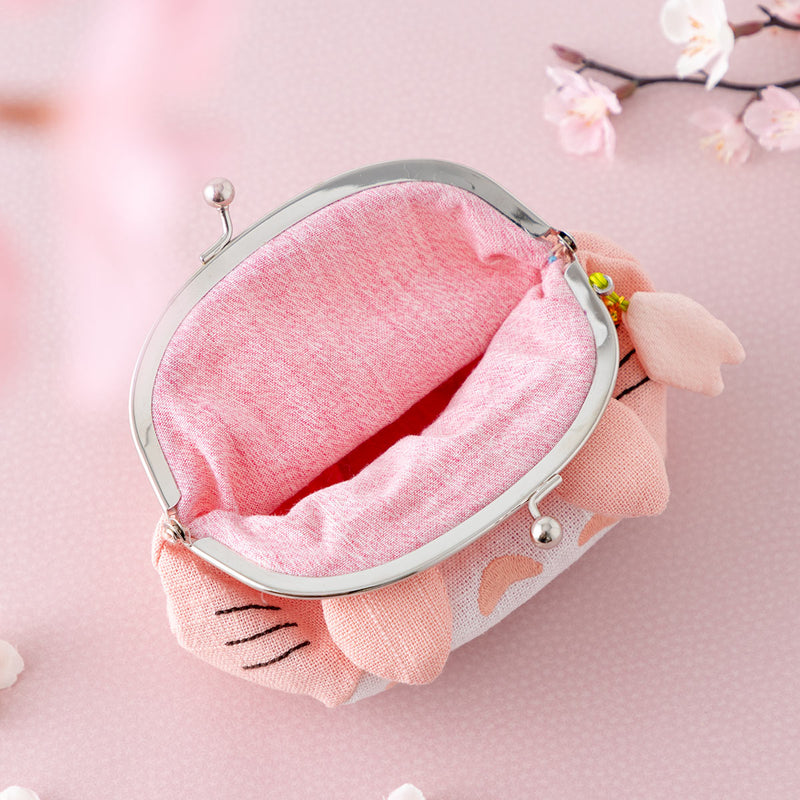[現貨]  櫻花系列～粉紅色龍貓口金包  SD0054