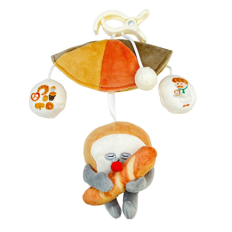 [現貨]  パンどろぼう麵包小偷- 吊掛安撫玩具 SBB0227