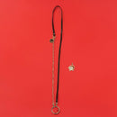 [現貨]パンどろぼう麵包小偷 ~ POP-UP限定- 皮革X金屬鍊子 多層次手機斜背帶 SBB0119