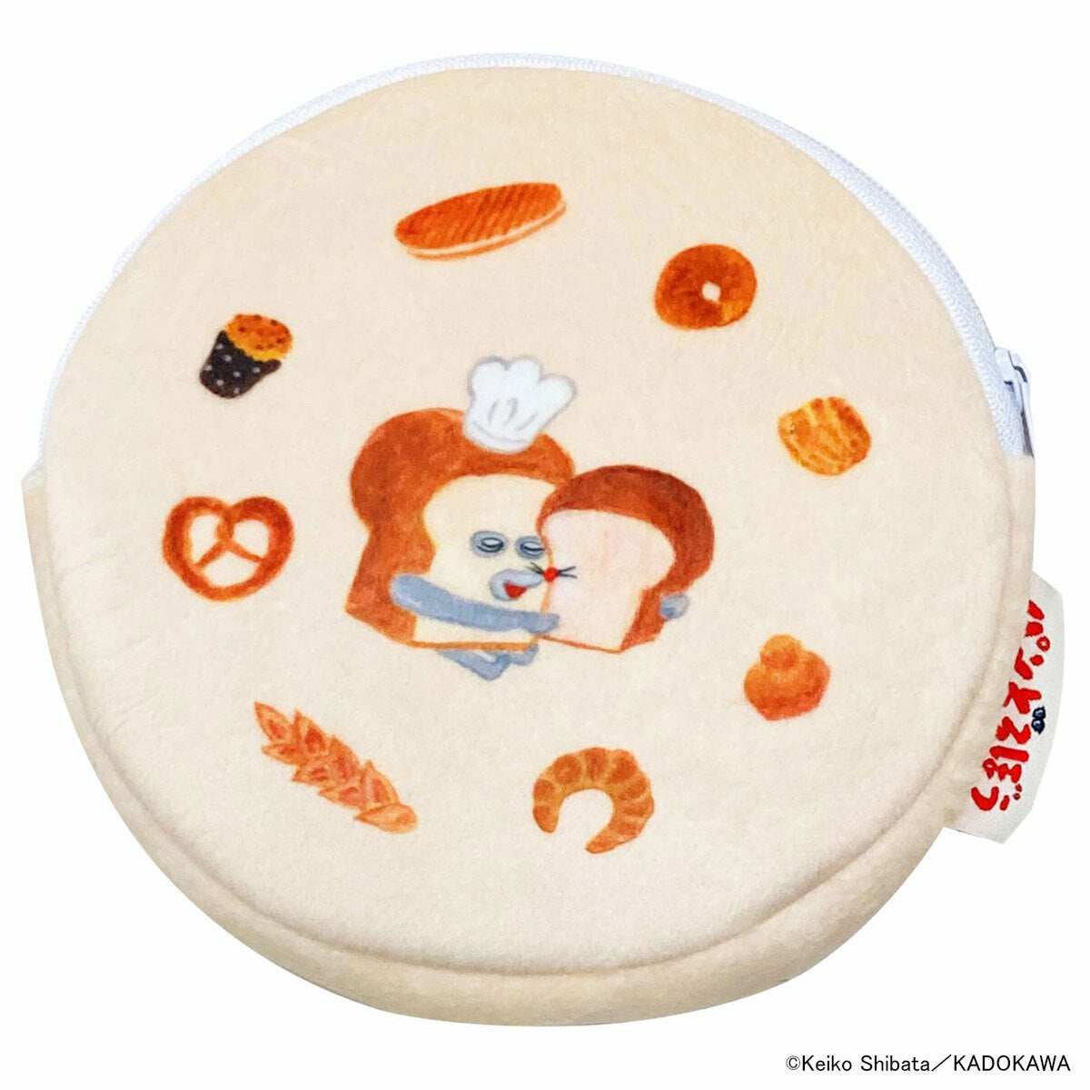 [現貨] パンどろぼう麵包小偷 - 圓形小物袋  SBB0284