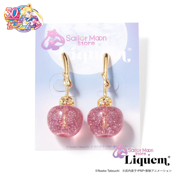 [現貨] Sailor Moon store x Liquem 聯乘 / 美少女戰士版Crystal Star Compact 櫻桃耳環 （粉紅色）SS0090