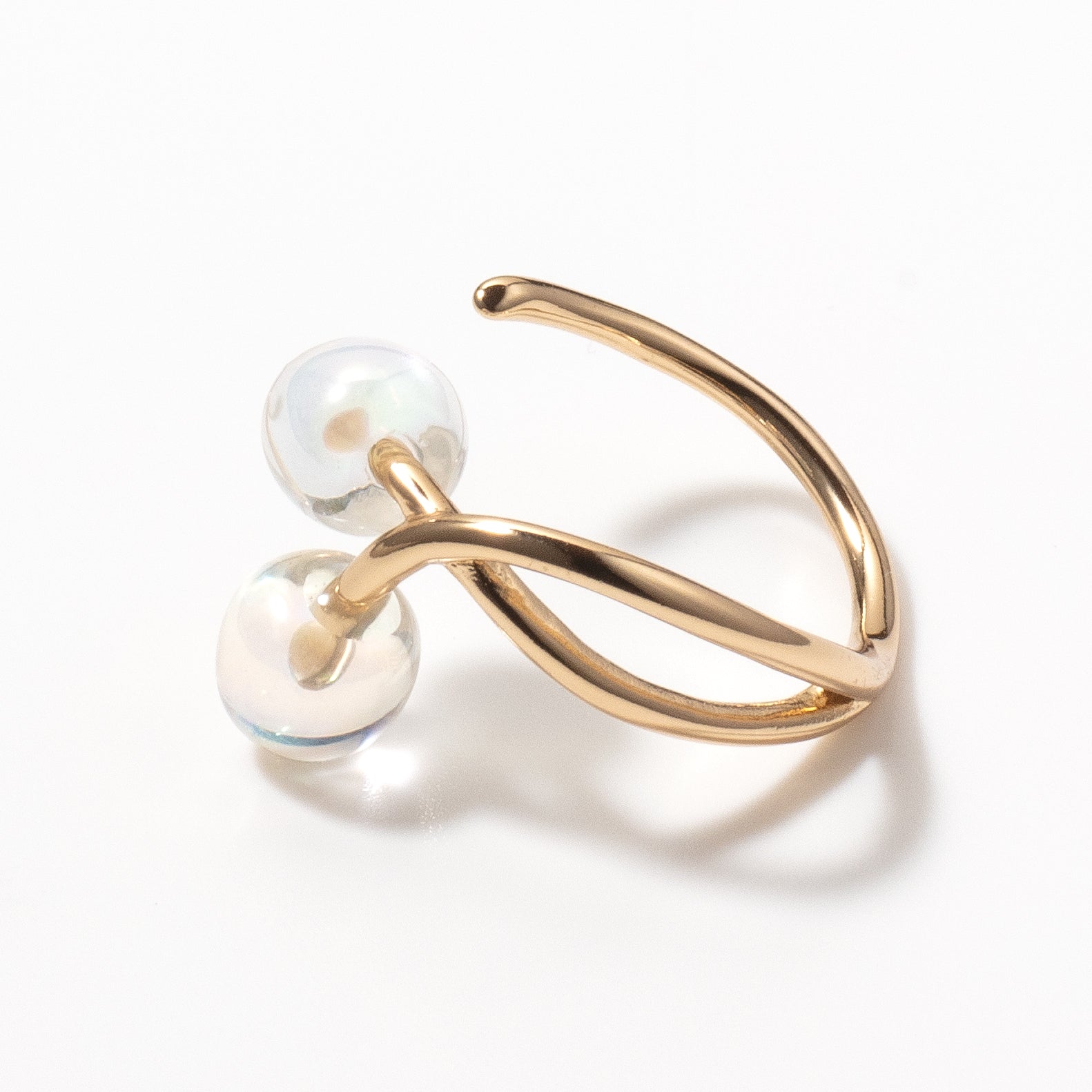 Limited-time offer - In stock [Payme/Alipay HK/FPS payment required] Liquem - Maximum transparency! Iridescent bubble cherry ring SS0110