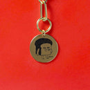 [現貨]パンどろぼう麵包小偷 ~ POP-UP限定- 皮革X金屬鍊子 多層次手機斜背帶 SBB0119