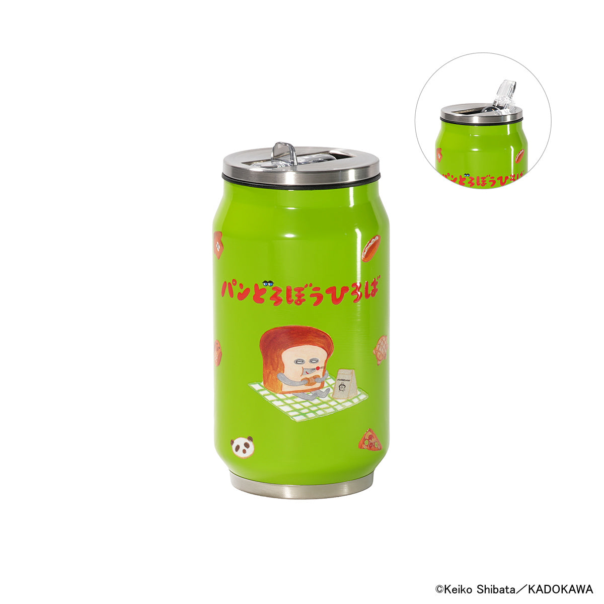 [現貨] パンどろぼう麵包小偷- 罐子造型水杯 320ml SBB0194