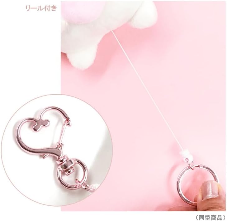 [現貨] Tamagotchi- Love Ribbon 系列公仔伸縮鑰匙圈掛飾  SH0174