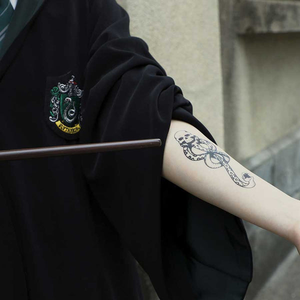 [現貨]  Harry Potter 日本製-黑魔標記紋身貼紙（1張2個黑魔標記＋1個死神的聖物標記） SHP0109