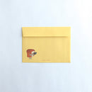 [現貨] パンどろぼう麵包小偷- 綠色立體生日卡  SBB0134