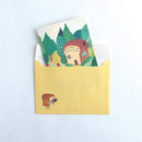 [現貨] パンどろぼう麵包小偷- 綠色立體生日卡  SBB0134