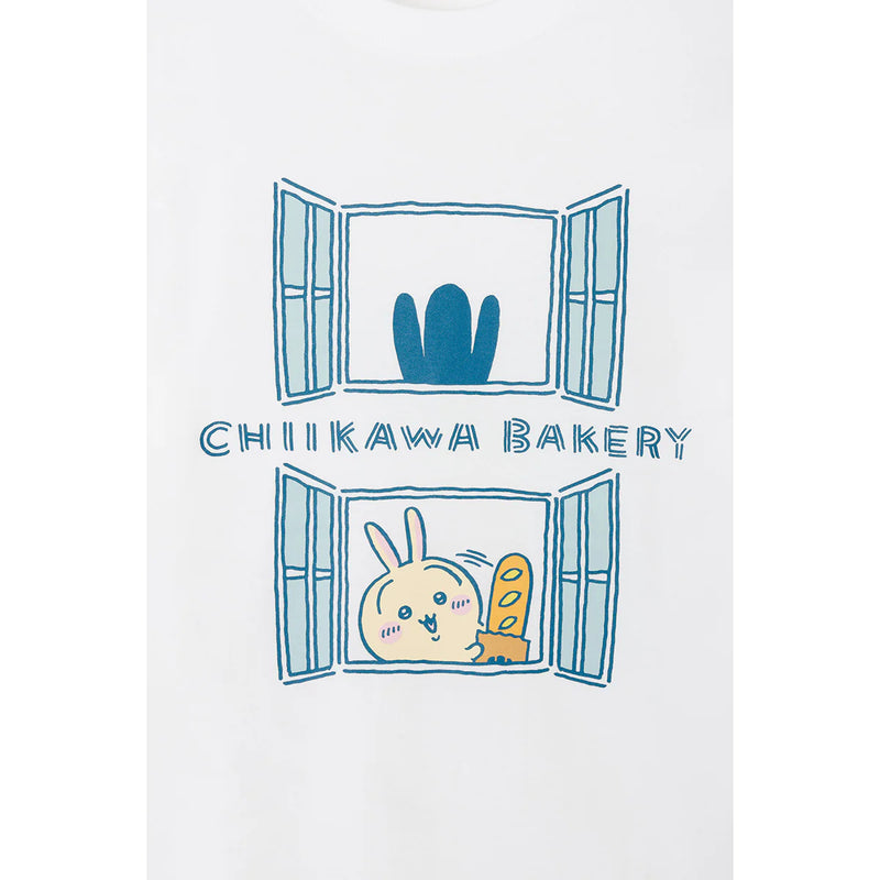 [現貨]ちいかわCHIIKAWA BAKERY系列-うさぎ兔兔 TEE (M碼/L碼）SCH0982