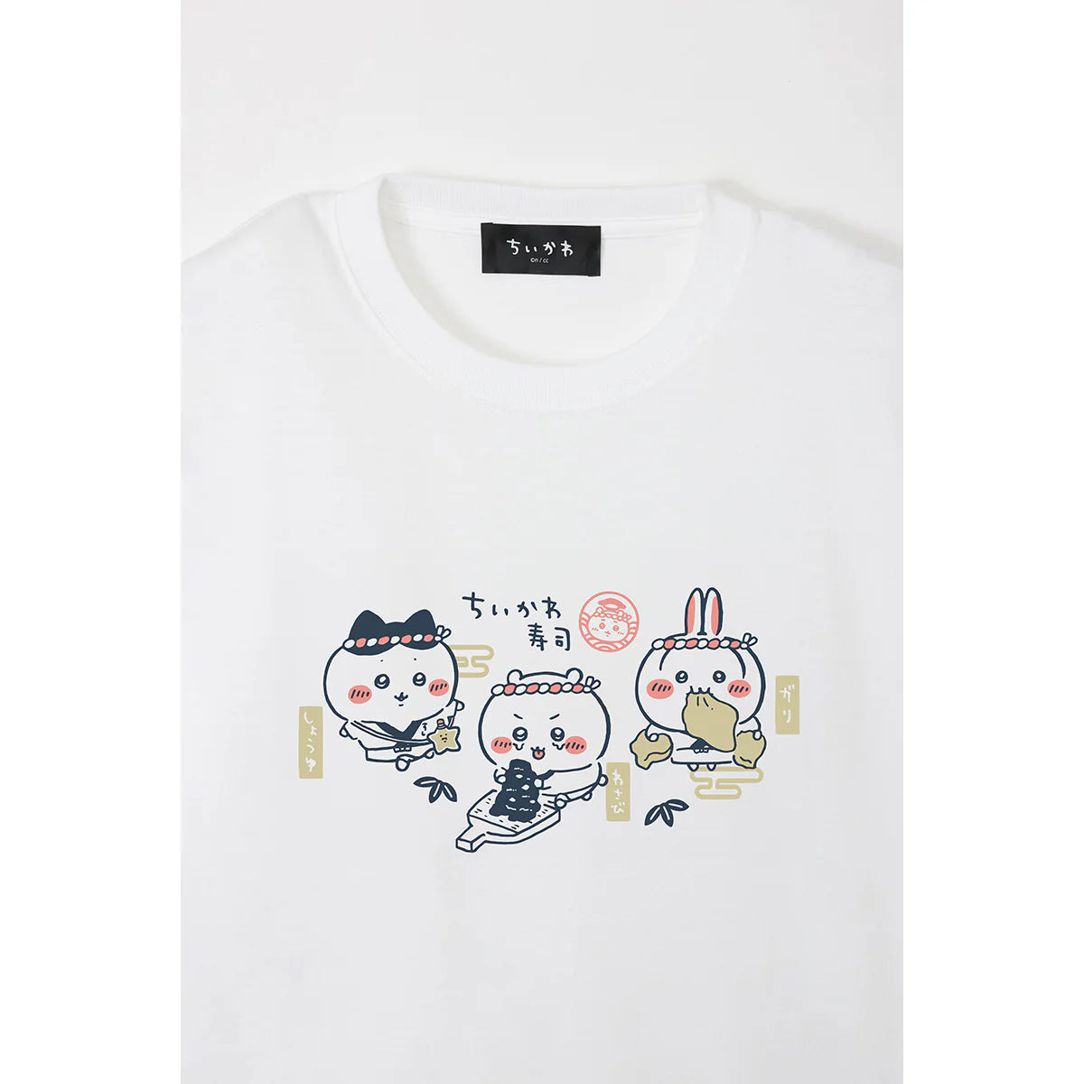 [現貨] ちいかわCHIIKAWA 壽司系列-TEE (ちいかわ 小可愛 x ハチワレ 小八 x うさぎ 兔兔) (M SIZE) SCH0827