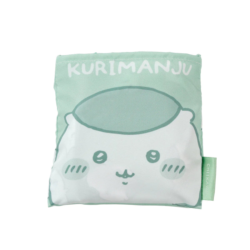 [準現貨] [預計12月頭到貨]ちいかわCHIIKAWA 密圖案可摺疊環保袋--くりまんじゅう栗子饅頭 SCH1364