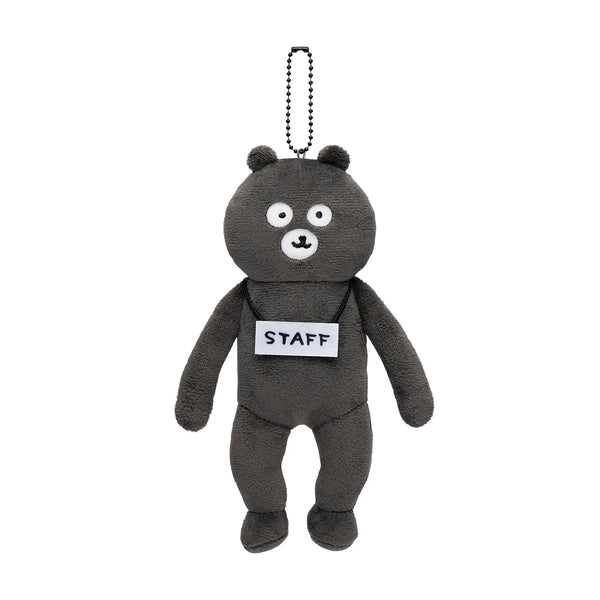 [準現貨][再販！約9月上旬到貨] ナガノNAGANO 自嘲熊JOKE BEAR ～握手會的Staff 公仔掛件 SNA0093