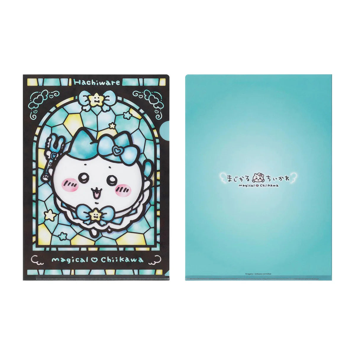 [In Stock] Chiikawa Magical Girl Series - Stained Glass Style A4 Folder Hachi SCH0889
