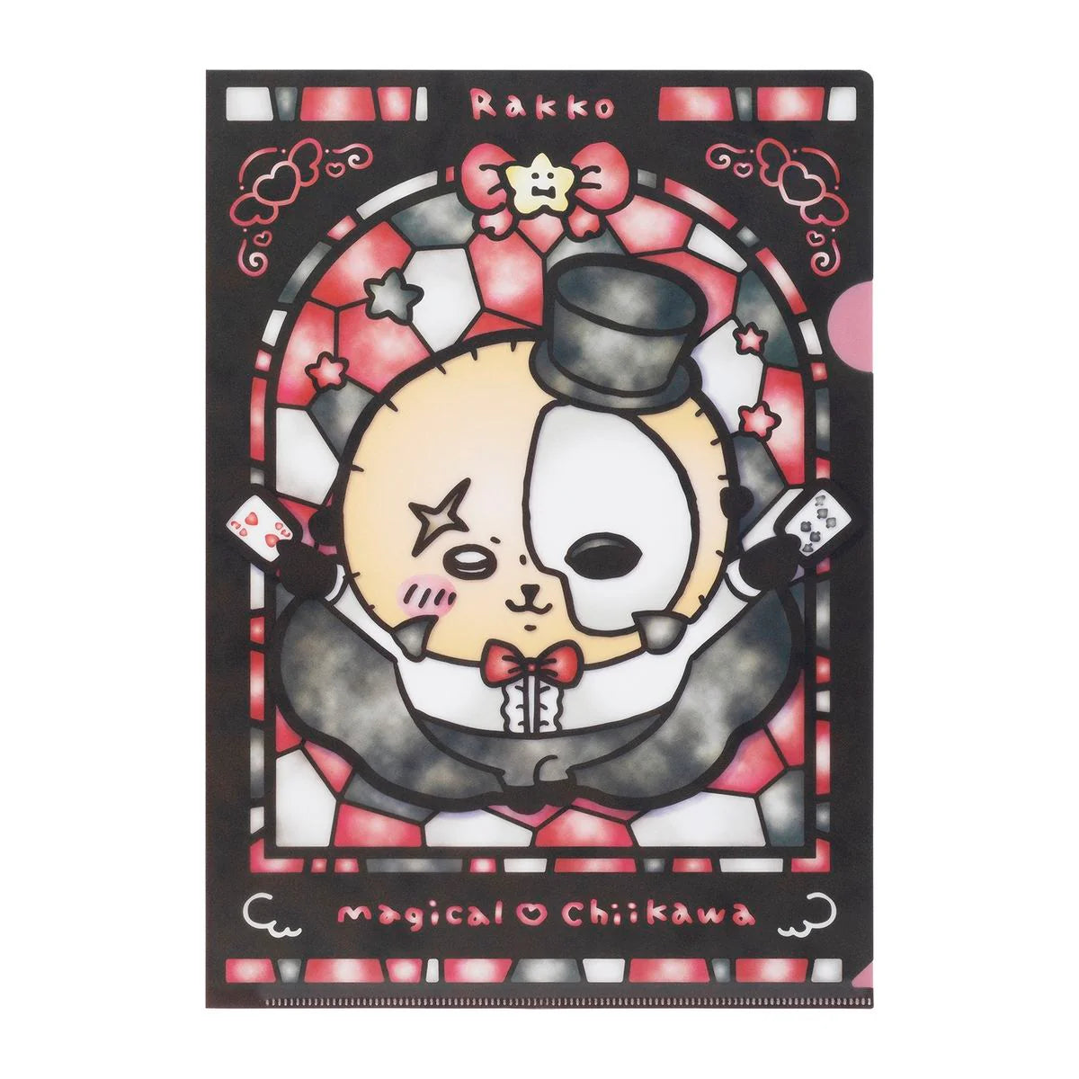 [In Stock] Chiikawa Magical Girl Series - Stained Glass Style A4 Folder Latte Otter Master SCH0892