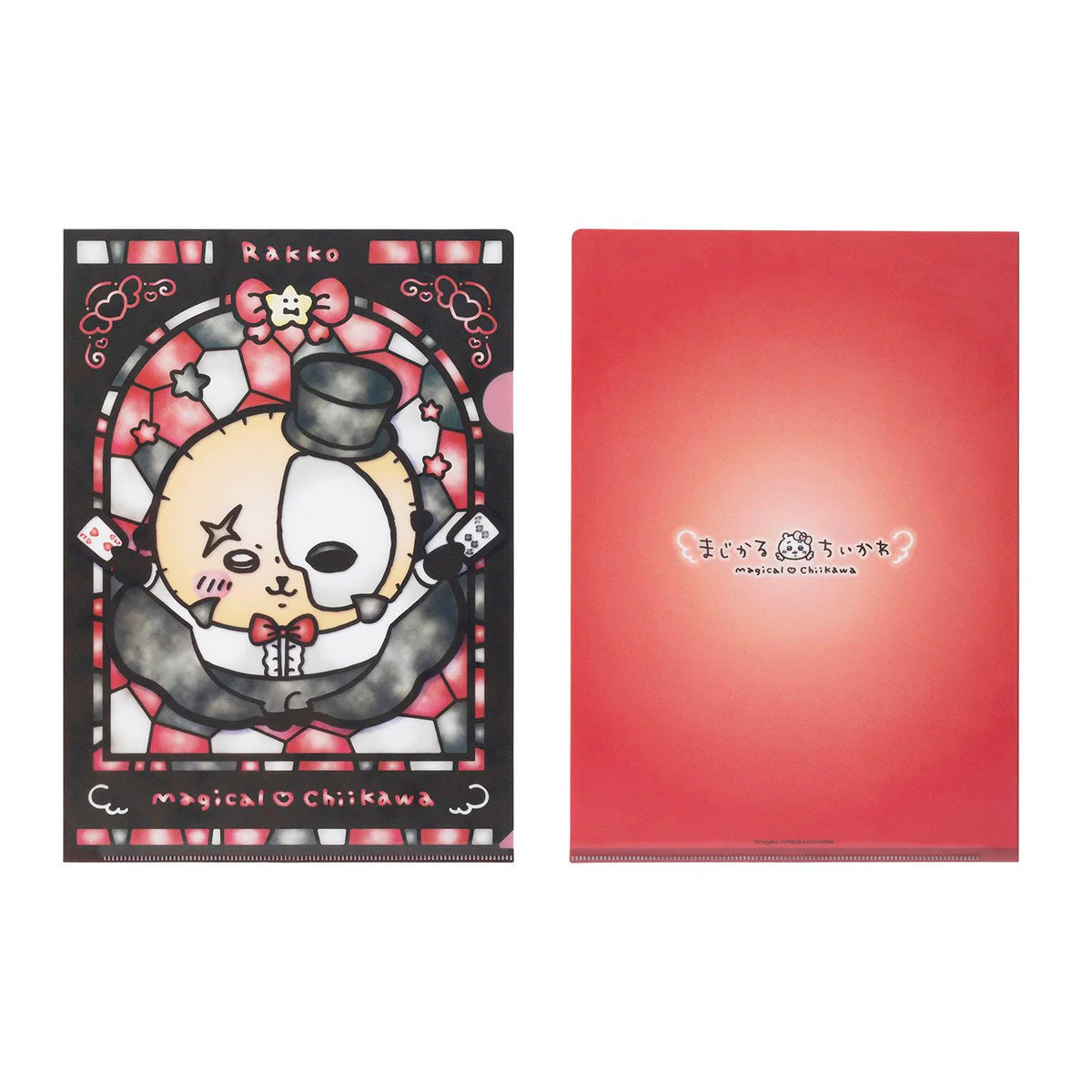[In Stock] Chiikawa Magical Girl Series - Stained Glass Style A4 Folder Latte Otter Master SCH0892