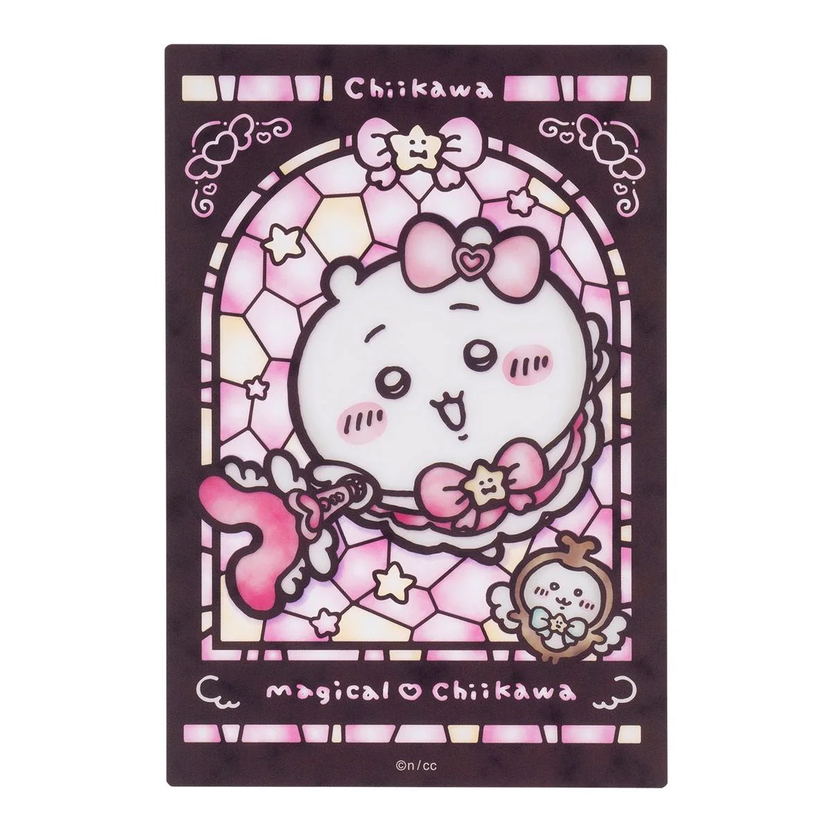 [現貨]ちいかわChiikawa 魔法少女系列- 彩色玻璃風透明卡 ちいかわ 小可愛 SCH0883