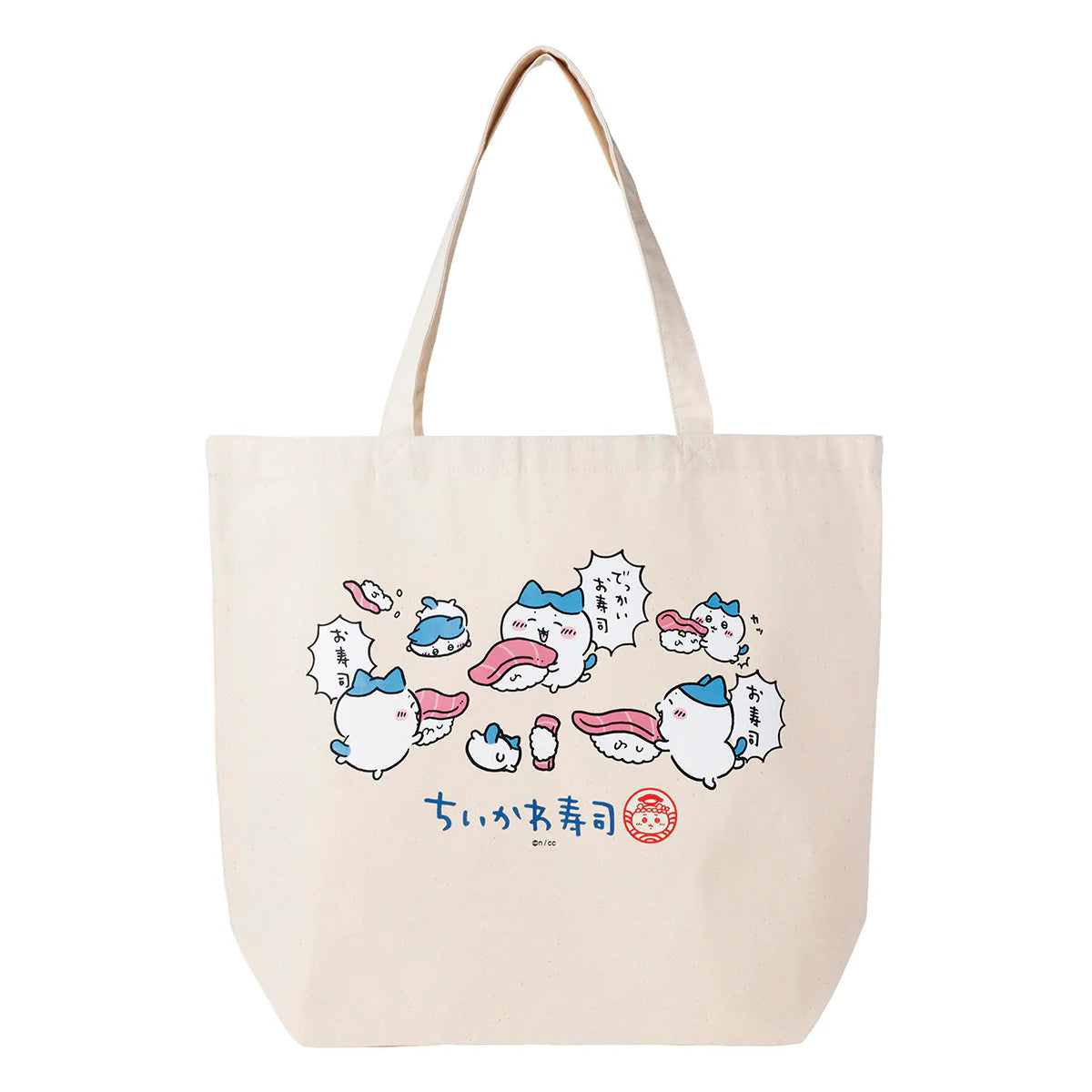 ［現貨]  ちいかわChiikawa 壽司系列～  ハチワレ 小八 TOTE BAG（こけまくりハチワレ） SCH0770