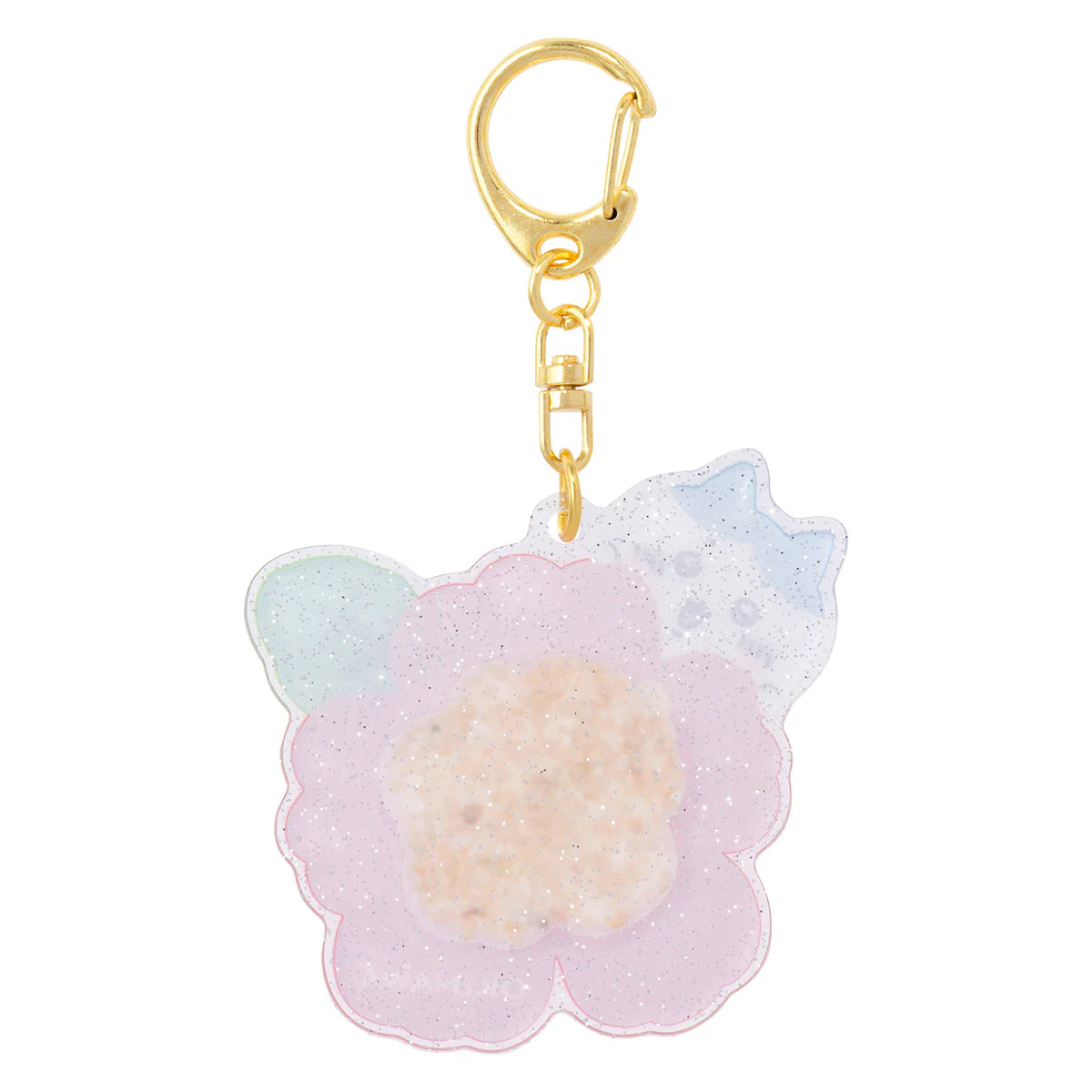 [In Stock] Chiikawa - Okinawa Limited Edition Sand Flowing Sand Keychain - Hachiwa Rei SCH1010