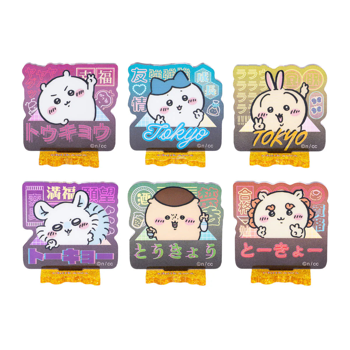 [現貨] ちいかわChiikawa-霓虹燈風壓克小立牌-盲盒款（全6款，隨機發貨） SCH1188