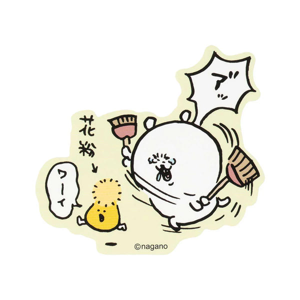 [準現貨][預5月下旬到貨]  ナガノNAGANO自嘲熊JOKE BEAR- 花粉退散 貼紙  SNA0157