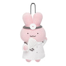 [現貨] ホワイトタイガーとブラックタイガー (小白虎與黑虎蝦) -拿紙扇的兔兔醫生 吊飾公仔 STE0002