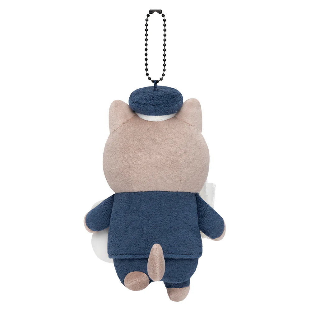 [Ready stock] ホワイトタイガーとブラックタイガー (little white tiger and black tiger shrimp) - Dog Police / Escort Bag Charm Doll STE0003