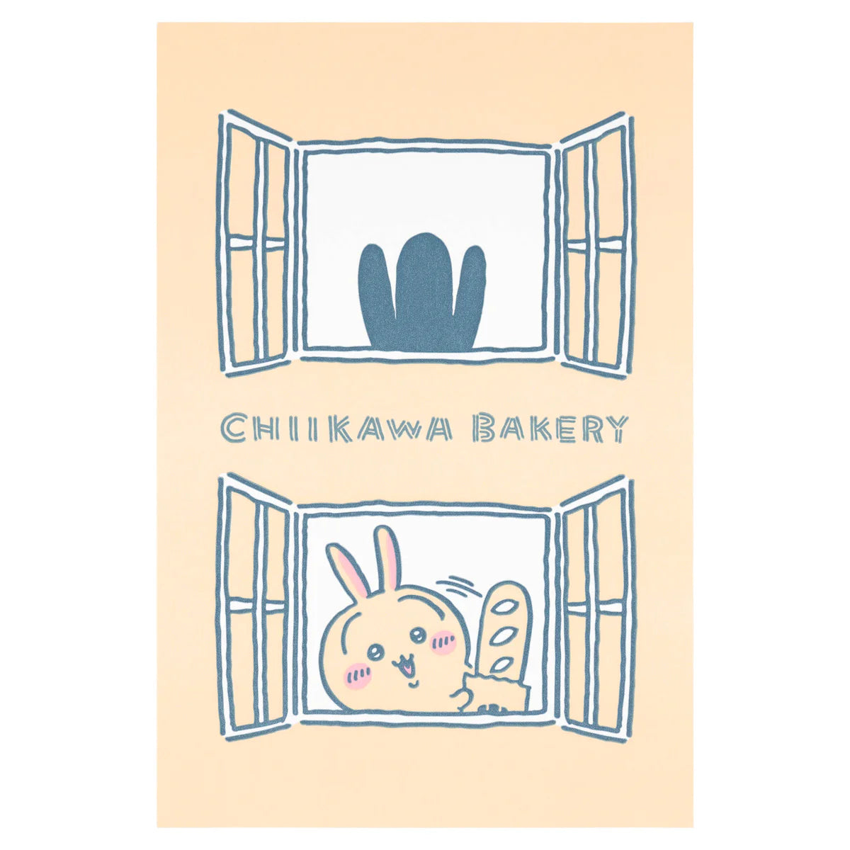 [現貨] ちいかわCHIIKAWA BAKERY系列-活版印刷POSTCARD うさぎ兔兔 SCH1299